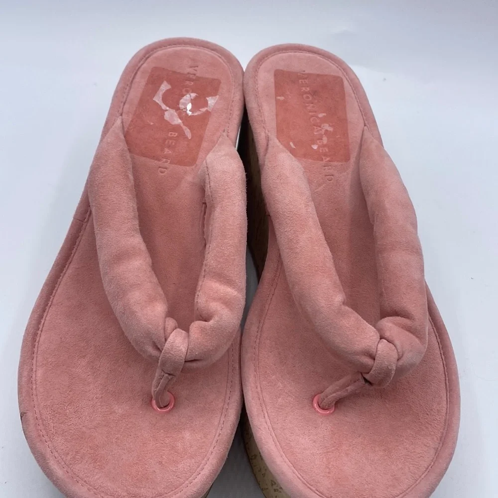 Veronica Beard Geno‎ Cork Suede Sandal size 7 New Without Box